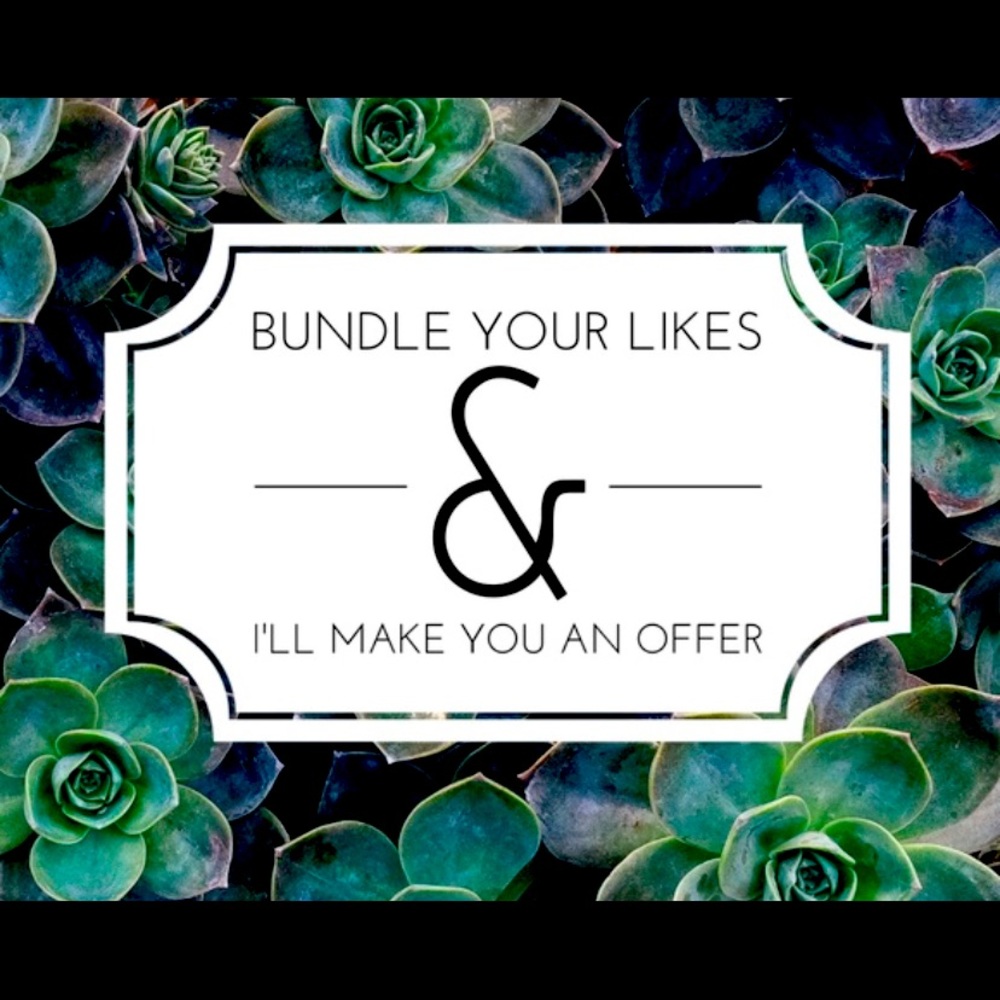 Bundle more than one item and I'll make an offer!!
